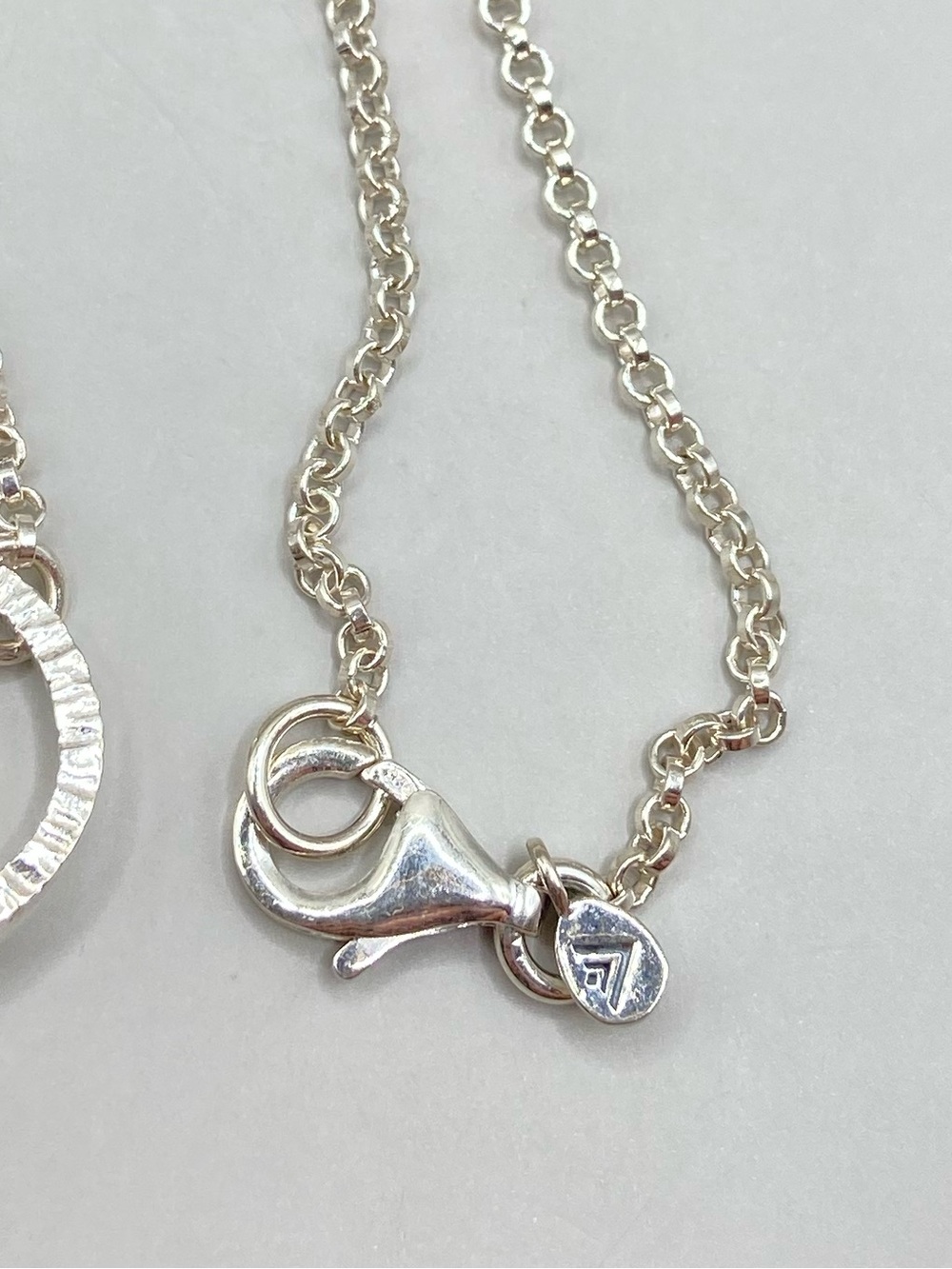 Silpada Sterling Silver Sweet Circles Pendant Necklace N2297 - Picture 7 of 7